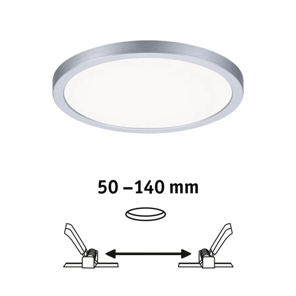 Paulmann LED paneel Areo 4.000K rond chroom 17,5cm