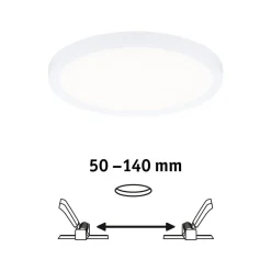 Paulmann LED paneel Areo 4.000K rond wit 17,5cm