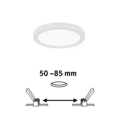 Paulmann LED paneel Areo 4.000K rond wit 11,8cm