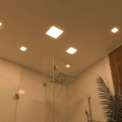 Paulmann LED paneel Veluna 3.000K hoekig 12,5 cm