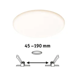 Paulmann LED paneel Veluna rond 3-step CCT 18,5cm