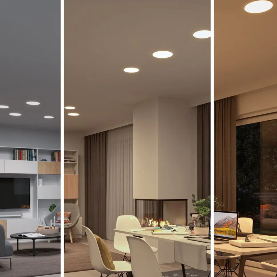 Paulmann LED paneel Veluna rond 3-step CCT 21,5cm