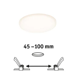 Paulmann LED paneel Veluna 3.000K rond 12,5cm