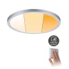 Paulmann LED panel Aero dimtowarm rond chroom 23cm