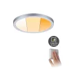 Paulmann LED panel Aero dimtowarm rond chroom 17,5