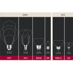 Paulmann LED reflector GU10 7W 4.000K dim chroom