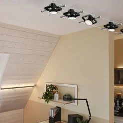 Paulmann LED reflector GU5,3 6W 2.700K per 3 zwart