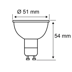 Paulmann LED reflector GU10 5,7W 2.700K 100°