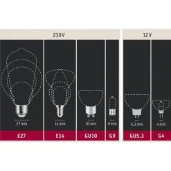 Paulmann LED reflector GU10 7W 4.000K dim wit
