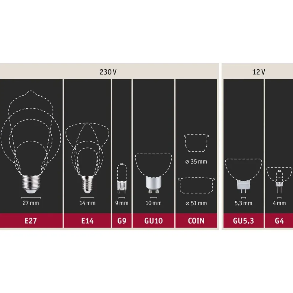 Paulmann LED reflector GU10 7W 4.000K dim wit