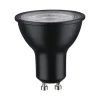 Paulmann LED reflectorlamp 4.000 K zwart GU10 8 W dimbaar 36°