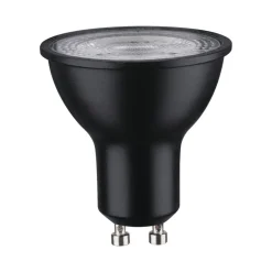Paulmann LED reflectorlamp 4.000 K zwart GU10 8 W dimbaar 36°