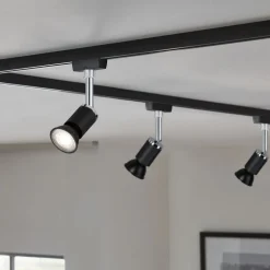 Paulmann LED reflectorlamp 4.000 K zwart GU10 8 W dimbaar 36°