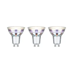 Paulmann LED reflectorlamp GU10 2,5 W, 3.000 K, 450 lm, 100° 3 eenheden