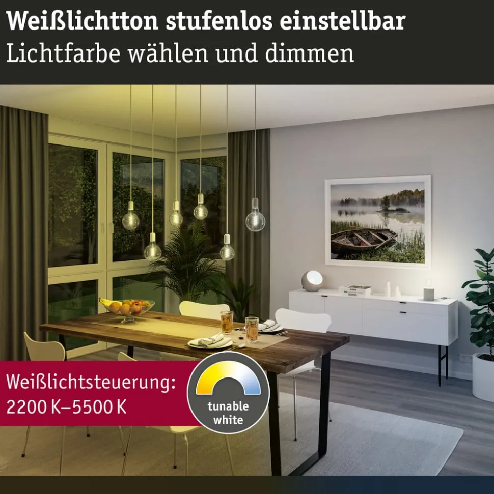 Paulmann LED rustiek ZigBee E27 7,5W CCT dim goud