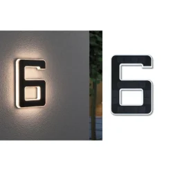 Paulmann LED solar-huisnummer 6