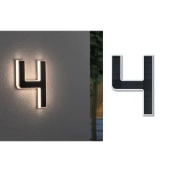 Paulmann LED solar-huisnummer 4