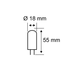 Paulmann LED stiftlamp G9 4W 3.000 K dim-to-warm