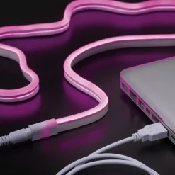 Paulmann LED strip neon Colorflex USB 1m pink