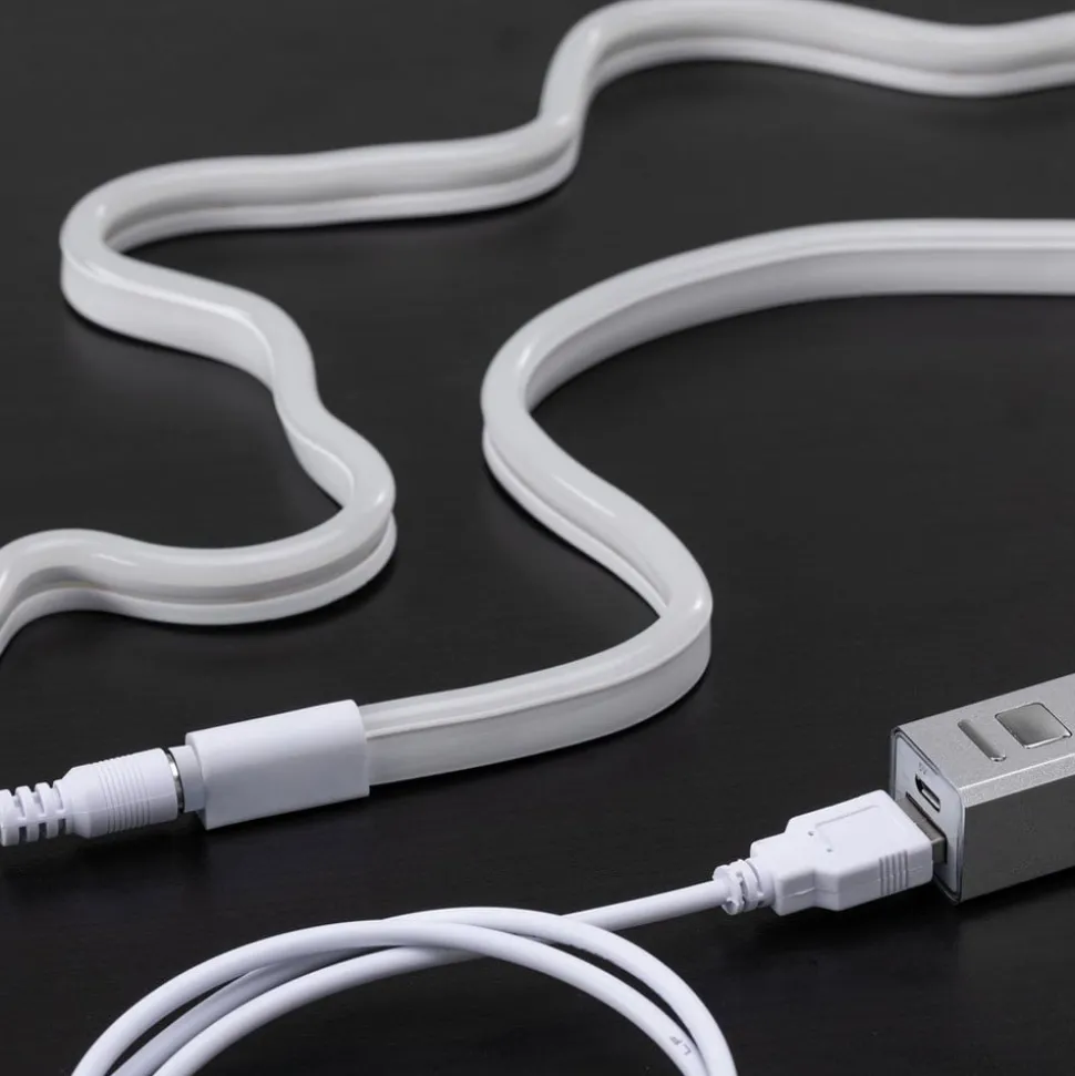 Paulmann LED strip neon Colorflex USB 1m oranje