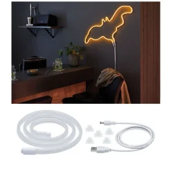 Paulmann LED strip neon Colorflex USB 1m oranje