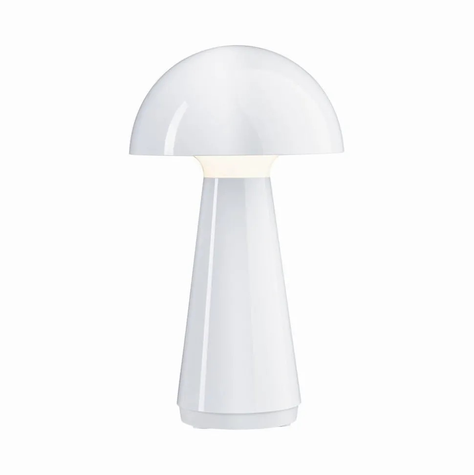 Paulmann LED tafellamp Onzo, wit, kunststof, IP44