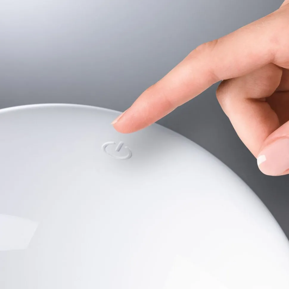 Paulmann LED tafellamp Onzo, wit, kunststof, IP44