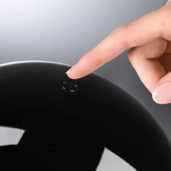 Paulmann LED tafellamp Onzo, zwart, kunststof, IP44