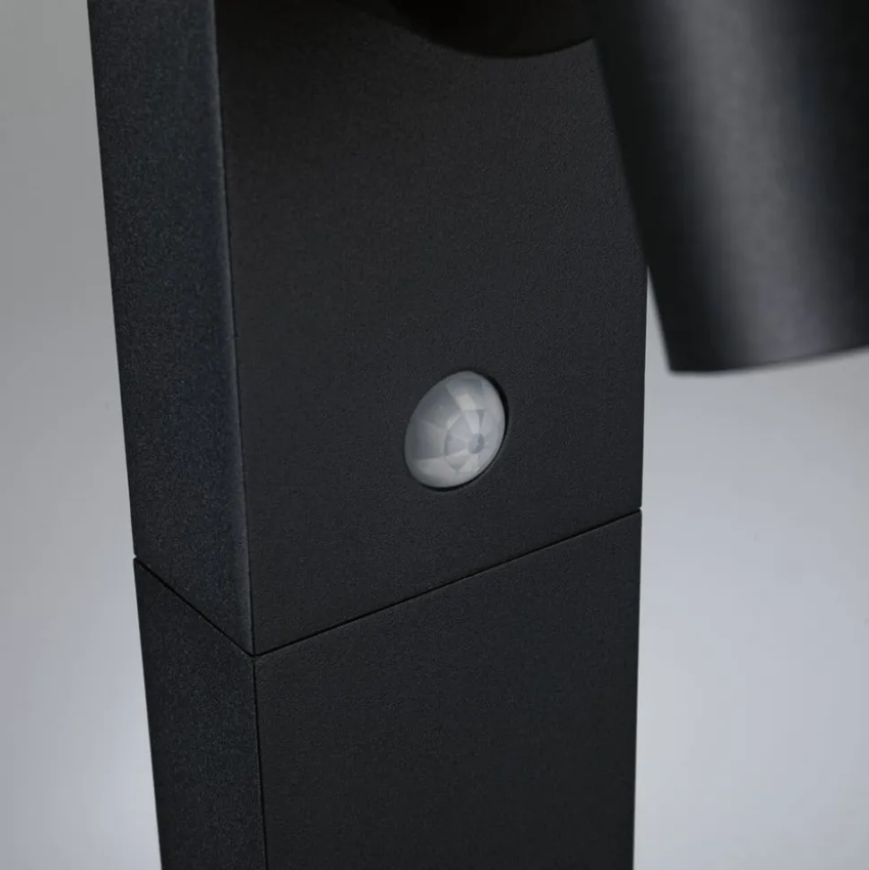 Paulmann LED tuinpadverlichting Manchet, aluminium, sensor, antraciet