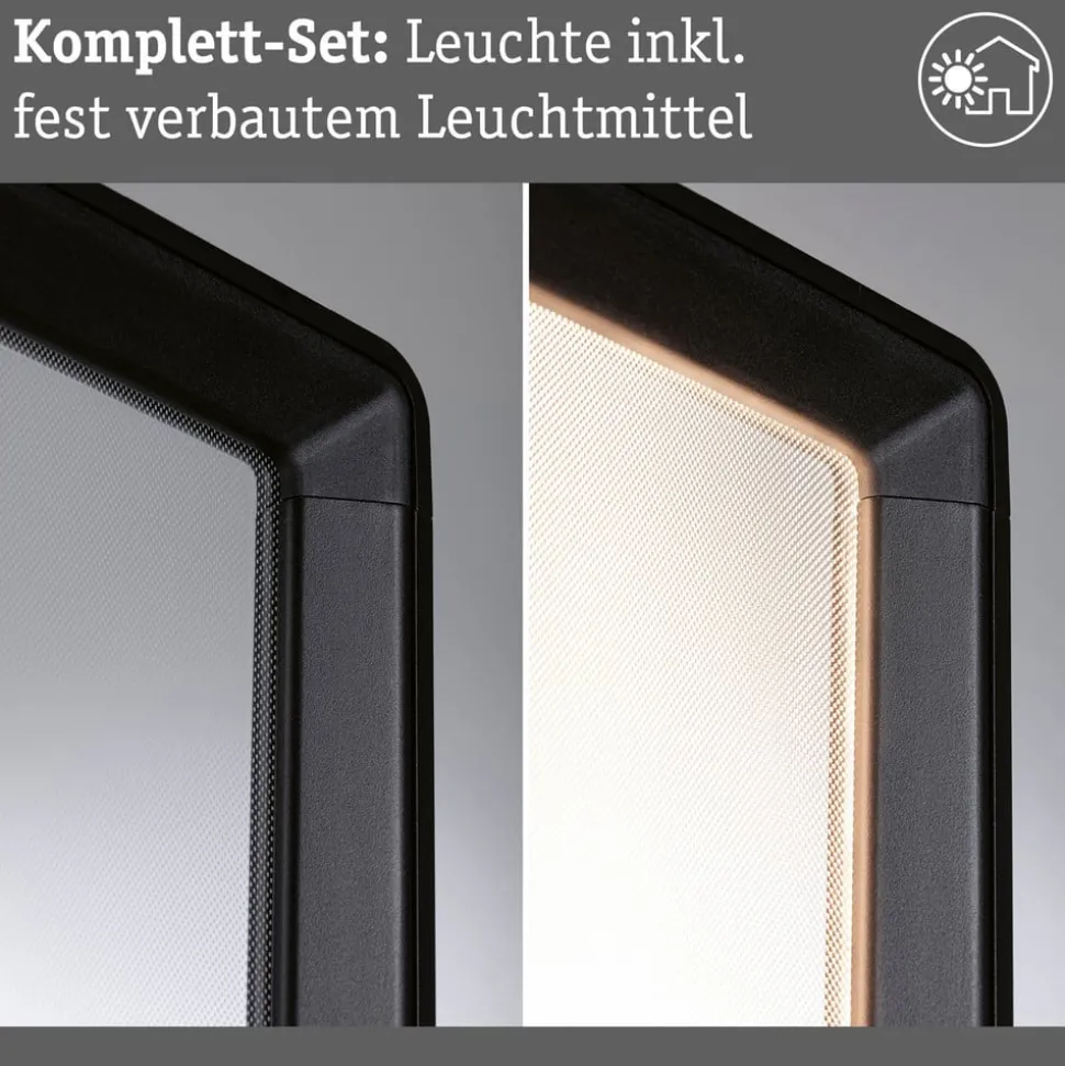 Paulmann LED tuinpadverlichting Reana, antraciet, 83 cm metaal IP44