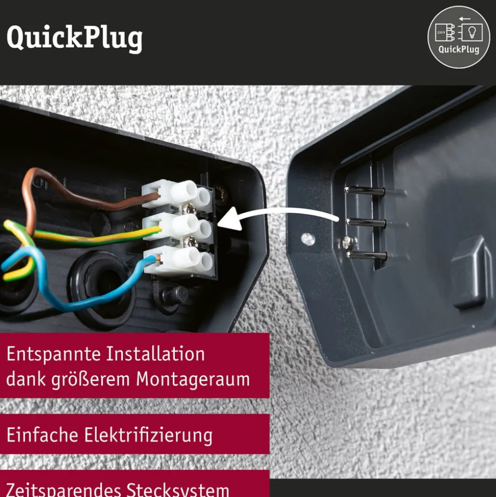 Paulmann LED tuinpadverlichting Kimu 2, antraciet, 2-lamps, 3.000 K