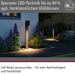 Paulmann LED tuinpadverlichting Kimu 1, antraciet, 3.000 K