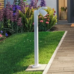 Paulmann LED tuinpadverlichting Manchet, aluminium, sensor, wit