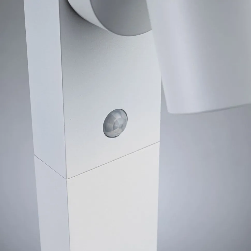 Paulmann LED tuinpadverlichting Manchet, aluminium, sensor, wit