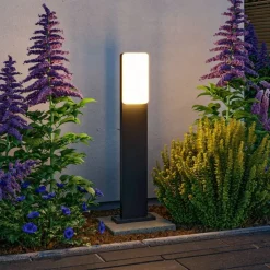 Paulmann LED tuinpadverlichting Bonnie, aluminium, antraciet