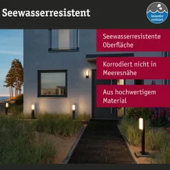 Paulmann LED tuinpadverlichting Bonnie, aluminium, antraciet