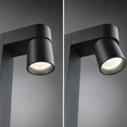 Paulmann LED tuinpadverlichting Kimu 1, antraciet, 2.200 K