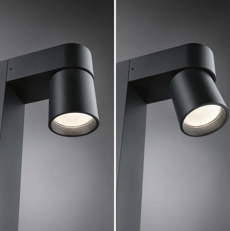 Paulmann LED tuinpadverlichting Kimu 1, antraciet, 2.200 K