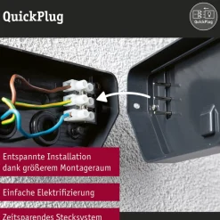 Paulmann LED tuinpadverlichting Kimu 1, antraciet, 2.200 K