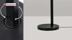 Paulmann LED vloerlamp Aldan, metaal, verstelbaar, dimbaar