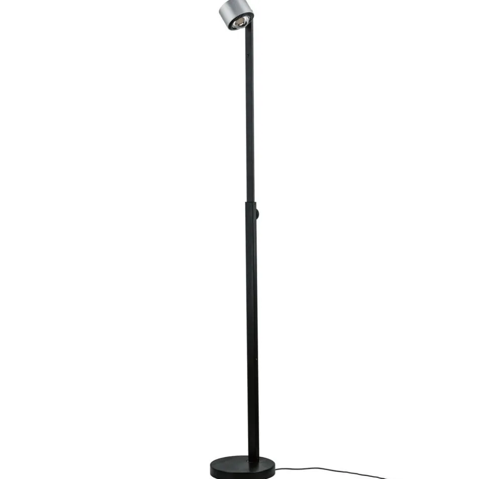 Paulmann LED vloerlamp Aldan, metaal, verstelbaar, dimbaar