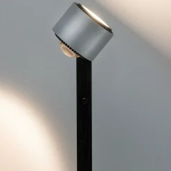 Paulmann LED vloerlamp Aldan, metaal, verstelbaar, dimbaar