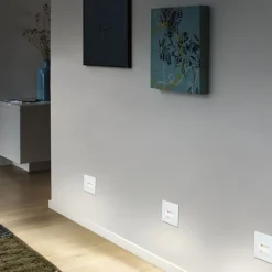 Paulmann LED wand inbouwlamp Edge, wit