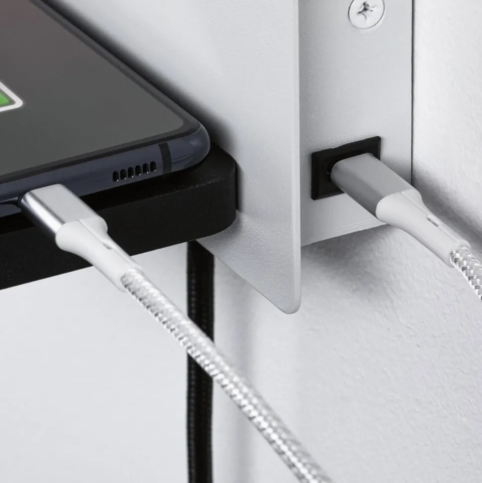 Paulmann LED wandlamp Serra, rechts, USB-C aansluiting