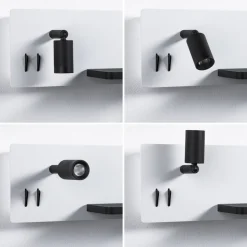 Paulmann LED wandlamp Serra, rechts, USB-C aansluiting