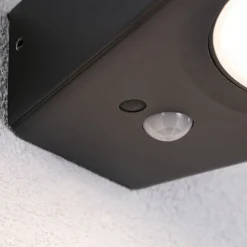 Paulmann LED wandlamp Silma antraciet 1-lamp IP44