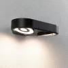 Paulmann LED wandlamp Silma antraciet 2-lamps IP44