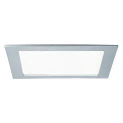Paulmann LED-inbouwpaneel hoekig 18W 4.000K chroom