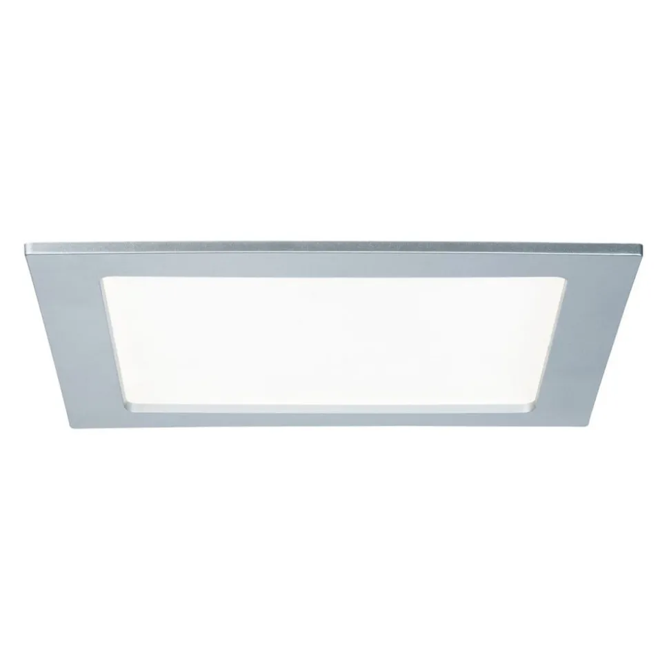 Paulmann LED-inbouwpaneel hoekig 18W 4.000K chroom