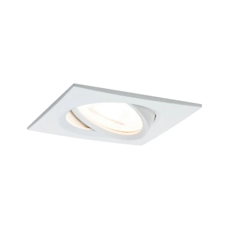 Paulmann LED-spot Nova Coin vierkant, dimbaar, wit